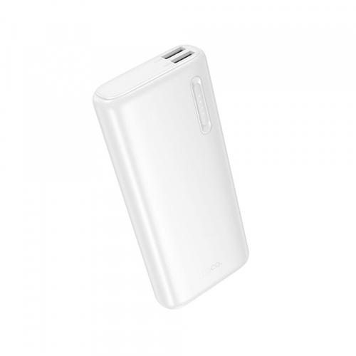 Baterie Externa HOCO J158A, 10000mAh, 10W, 2 x USB-A (Alb)