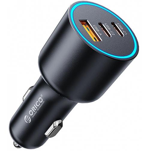 Incarcator Auto Orico HyperDrive, 165W, 5A, 1 x USB-A - 2 x USB-C (Negru)