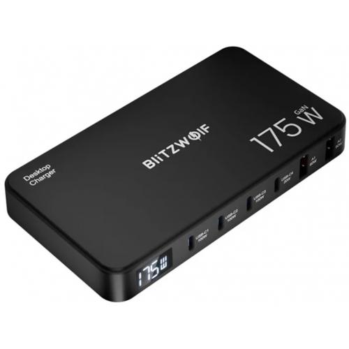 Incarcator Statie BlitzWolf BW-S30, 175W, 5A, 2 x USB-A - 4 x USB-C (Negru)