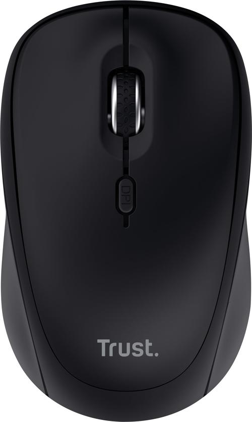 Mouse Wireless Trust IVY+ Eco 25440, Bluetooth, 1600 DPI, 3 butoane (Negru)