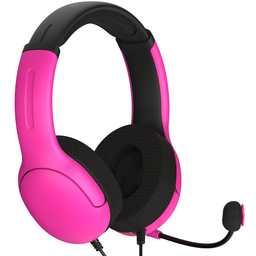 Casti Gaming cu fir PDP Airlite Stereo, Oficial licentiate Sony PlayStation, Compatibil PS5/PS4/PS3/PC (Roz)