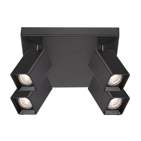 Bec LED Ledvance (Osram)  LED SPOT ANGULAR BLACK 4XGU10 PLATE, 6 W, negru