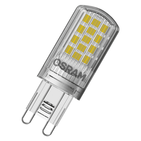 Bec LED capsulă Ledvance (Osram)  LED PIN 40 320° DIM 4 W 827 Clear G9, 470 lm, 2700 K, 300°, transparent, dimabil