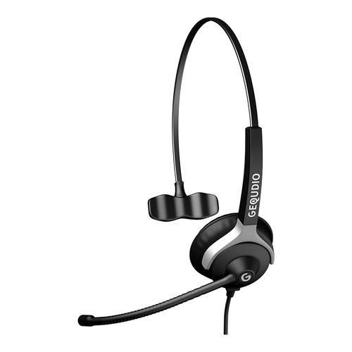 Casti Gequdio WA9004, Pentru Call Center, Gigaset-RJ, Cu 1 ureche, Microfon (Negru)