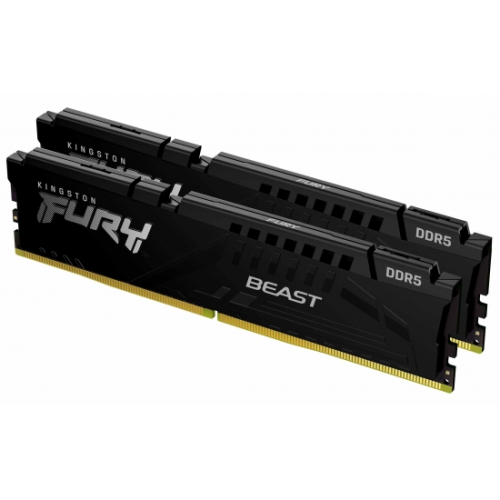 Memorii Kingston FURY Beast XMP/EXPO, 128GB, DDR5-5600 MHz, CL40, Dual Channel