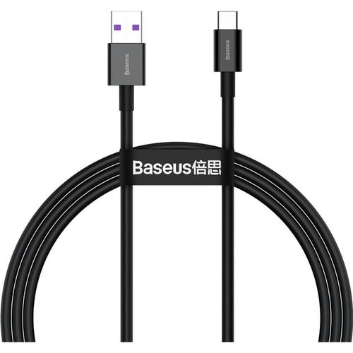 Cablu de date Baseus CATYS-A01, USB - USB Type-C, 2 m, Fast Charge, 66W,  Negru