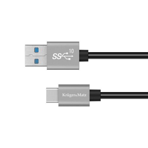 Cablu USB - USB tip C 10 Gbps 1m Kruger&Matz Basic KM1263