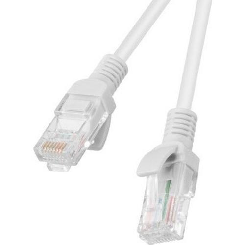 Cablu retea Lanberg PCU6-20CC-0150-S, Cat6, U/UTP (UTP), RJ-45 male-male, conductor torsadat din cupru 26 AWG, 1.5 m, Alb