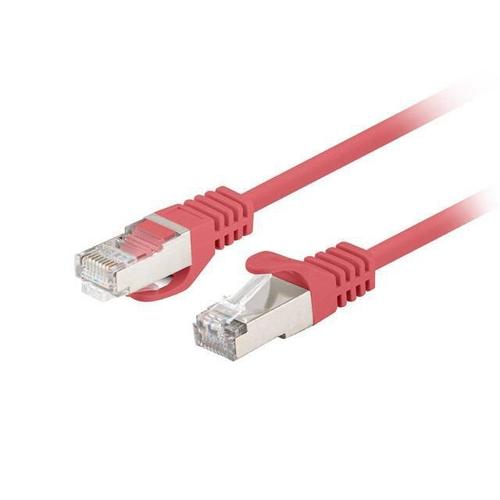Cablu Lanberg Patchcord FTP kat.6 0,25m Rosu, set 10 bucati
