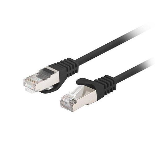 Set 10 cabluri patchcord Lanberg PCF6-20CC-0150-BK, FTP cat.6, 1,5m, Negru