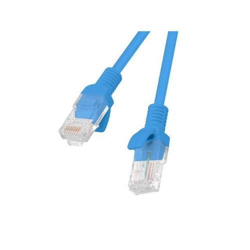 Cablu  patchcord Lanberg PCU5-10CC-1000-B, UTP, Cat. 5e, 10 m, Albastru