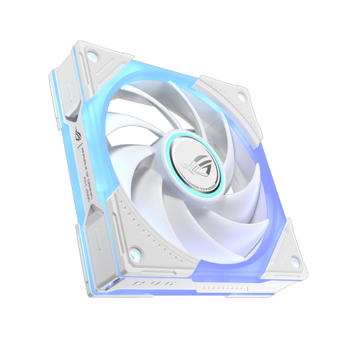 Ventilatre ASUS ROG EURUX GR120 ARGB Single Pack, FDB, 2600 RPM, 85 CFM, 4.5 mmH2O (Alb)