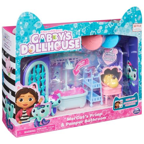 Set de joaca Gabby's Dollhouse - Baia pentru dichisit si rasfatat a lui MerCat