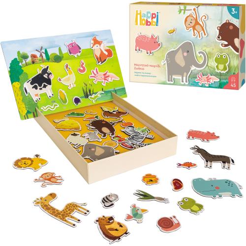 Set educativ HappiHobbi, Forme magnetice, Animale