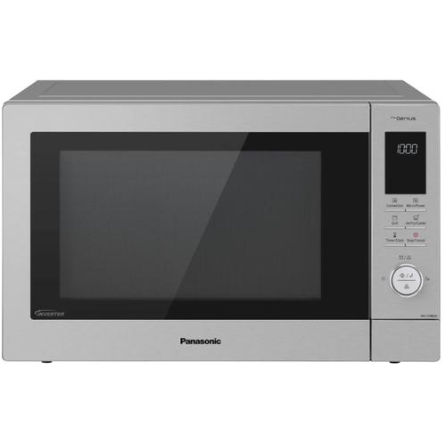 Cuptor cu microunde Panasonic NN-CD88QSEPG cu inverter si grill, 34 l, 1000 W, 27 programe automate, blocare pentru copii (Argintiu)