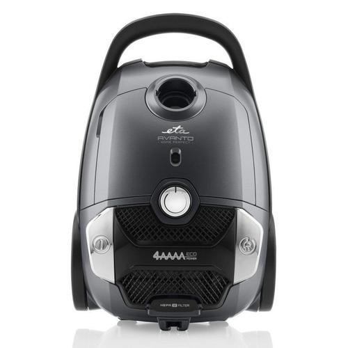 Aspirator cu sac ETA Avanto Home Perfect ETA451990000, 800 W, capacitate de 3l, Negru/Gri