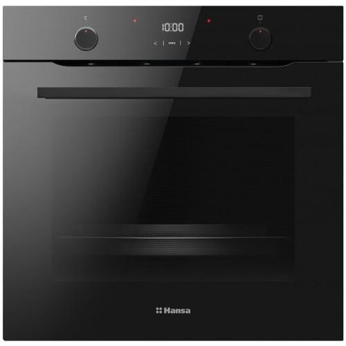 Cuptor incorporabil HANSA BOES68422, Electric, Autocuratare Catalitica, 77 l, Tava AirFry, Clasa A (Negru)