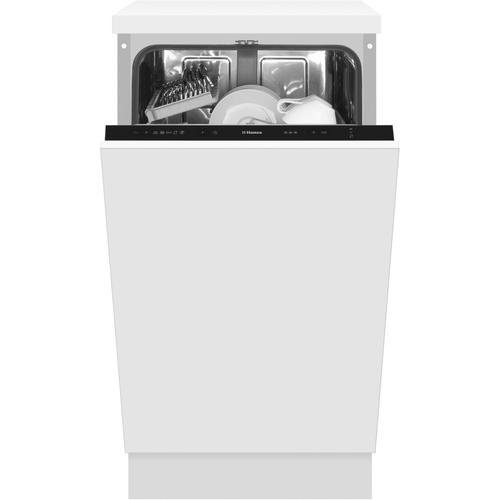 Masina de spalat vase incorporabila Hansa ZIM435H, 9 seturi, 5 programe, Clasa E, HalfLoad, Pornire programabila, 45 cm (Alb)