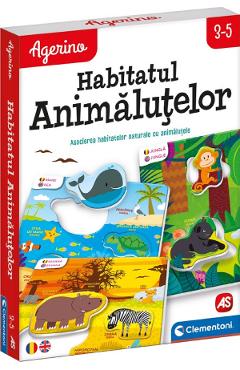 Joc educativ Agerino: Habitatul animalutelor