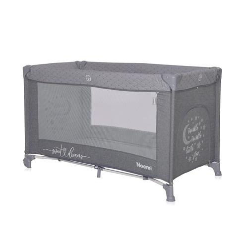 Patut pliabil Lorelli, Noemi, 1 nivel, 120x60 cm, Cool Grey Star