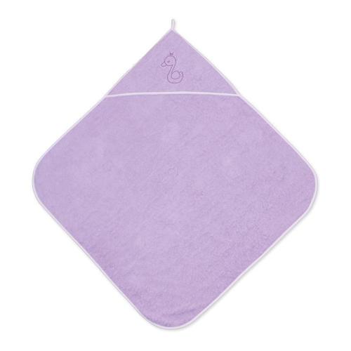 Prosop bebe cu gluga Lorelli, 80x80 cm, Violet
