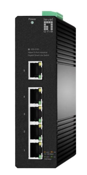 Switch gestionat LevelOne IGS-2105, L2, Gigabit Ethernet, 5 porturi (Negru)