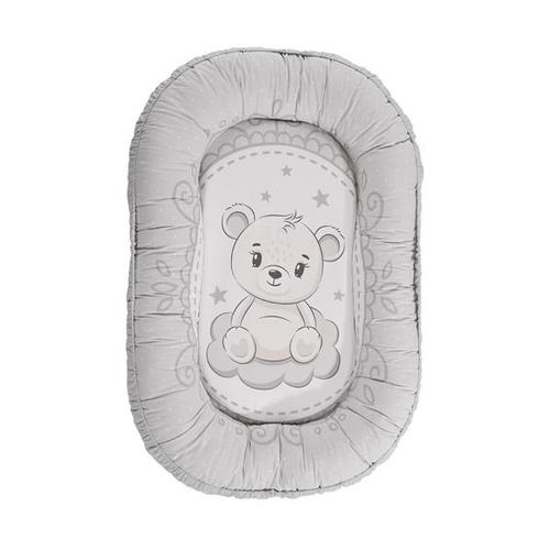 Baby Nest Lorelli, 92 x 58 cm, bumbac ranforce, Gri