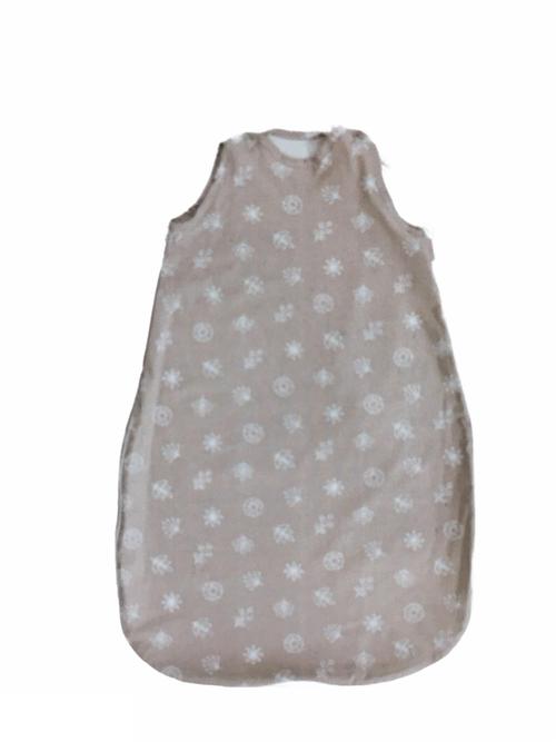Sac de dormit de vara Lorelli Leaves, 95 cm, bumbac ranforce, Gri
