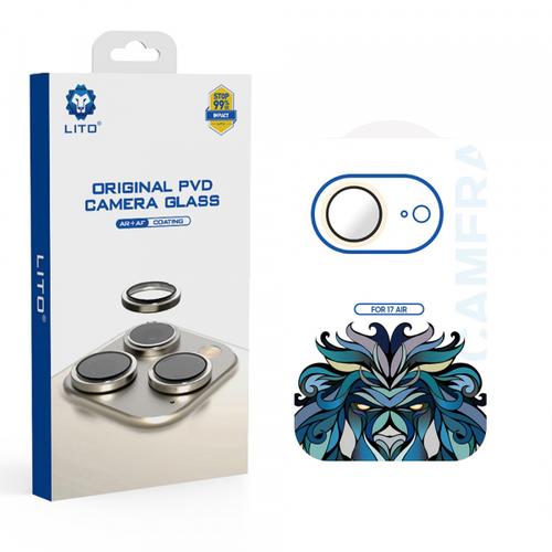 Folie de protectie Camera Spate Lito Titanium AR pentru Apple iPhone Air, Sticla Securizata