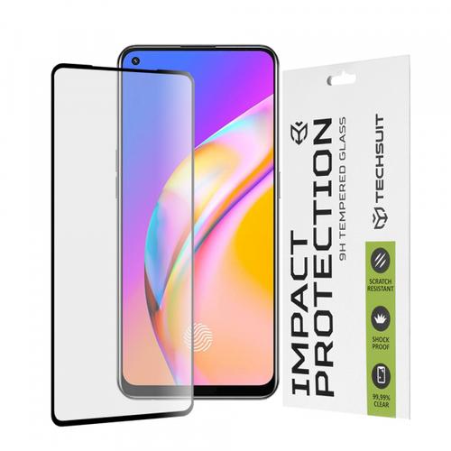Folie de protectie Ecran Techsuit pentru Realme 9 / 9 Pro+ / Oppo Find X5 Lite / Reno7 5G / A94, Sticla Securizata, Full Glue, 111D
