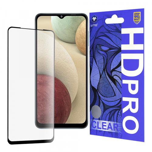 Folie de protectie Ecran Lito HD Pro Clear pentru Samsung Galaxy F12 F127 / A12 Nacho A127 / M02 M022, Sticla Securizata, Full Glue