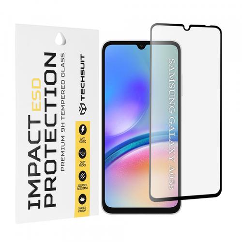 Folie de protectie Ecran Techsuit pentru Samsung Galaxy A05s A057, Sticla Securizata, Full Glue