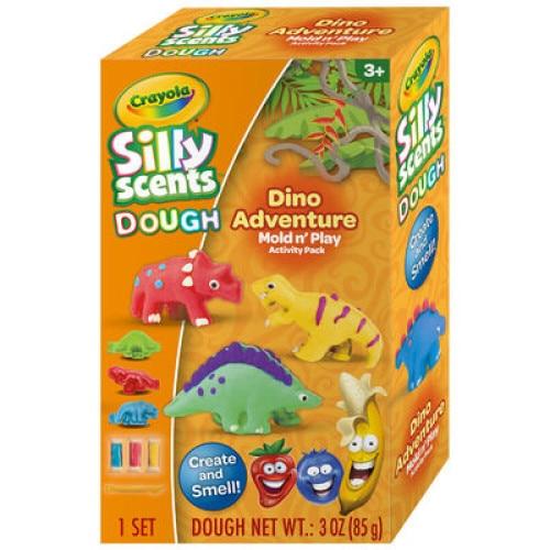 Mini set activitati cu plastilina si forme Silly dinosauri CRYA1-2596-2369