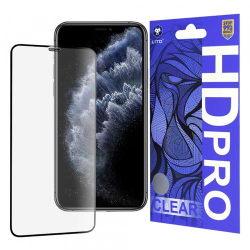 Folie de protectie Ecran Lito HD Pro Clear pentru Apple iPhone 11 Pro Max / XS Max, Sticla Securizata, Full Glue