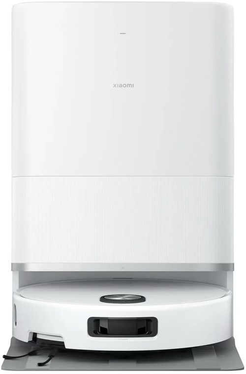 Aspirator robot Xiaomi Robot Vacuum 5 BHR0834EU, 55 W, 20000 Pa, Autonomie 140 minute, Control vocal si aplicatie, Scanare laser S-Cross, Recipient praf statie 2.5 l, Rezervor statie 4 l (Alb)