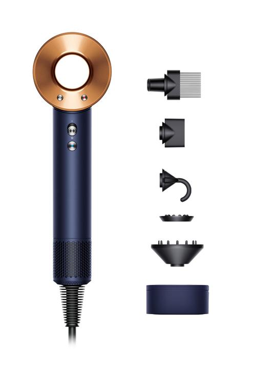 Uscator de par Dyson Supersonic HD07 Gift Edition, 1600 W, 4 Niveluri temperatura (Albastru/Cupru)
