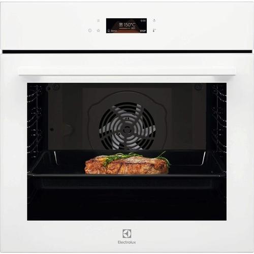 Cuptor incorporabil Electrolux LOE8F38V, Electric, Autocuratare catalitica, Control touch, 99 de programe predefinite, Inchidere amortizata a usii, volum net 72 L, Clasa A+, Sticla (Alb)