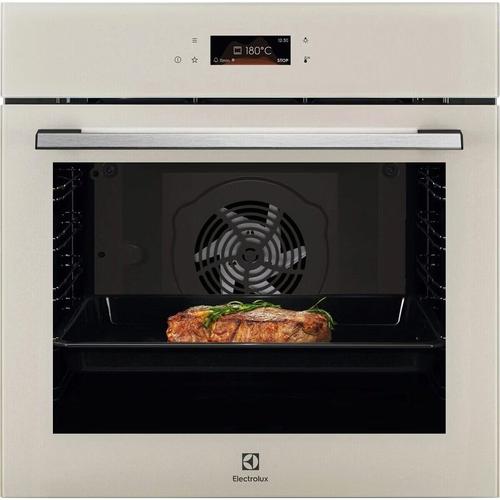 Cuptor incorporabil Electrolux LOE8F38S, Electric, Autocuratare catalitica, Control touch, 99 de programe predefinite, Inchidere amortizata a usii, volum net 72 L, Clasa A+ (Bej)