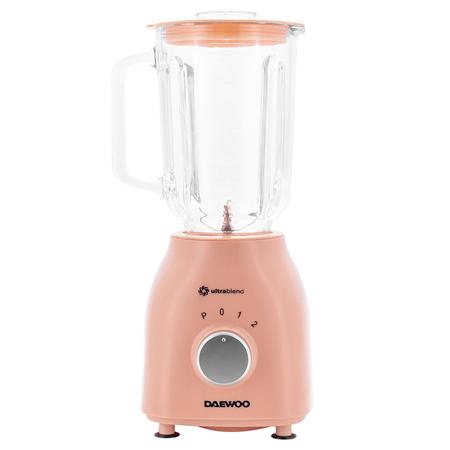 Blender Daewoo UltraLine DB100, 700 W, bol din sticla, capacitate 1.5 L, 5 trepte de viteza+Pulse, lama din inox, zdrobire gheata (Crem)