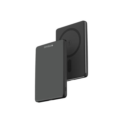 Acumulator extern Dviced Ultrathin DV400002, 5000mAh, Incarcare Wireless (Negru)
