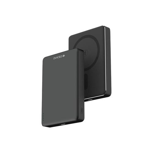 Acumulator extern Dviced Ultrathin DV400005, Incarcare Wireless, 15W,  10000mAh (Negru)