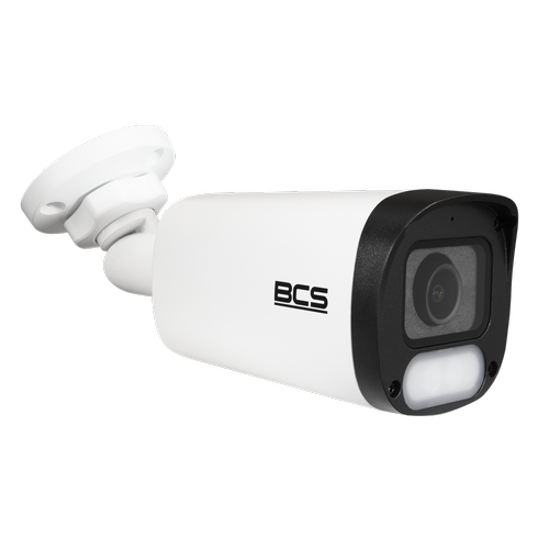 Camera supraveghere video exterior BCS Line BCS-P-TIP24FCL3-Ai1, Bullet, NDAA, 4MPx 2688x1520, 2.8mm, Zoom digital 16x, Lumina alba 30m (Alb)