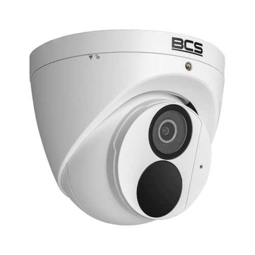 Camera supraveghere exterior BCS POINT BCS-P-EIP25FSR3-Ai2, Dome, 5MP 2880x1620, 2.8mm, Zoom digital 16x, IR 30m (Alb)