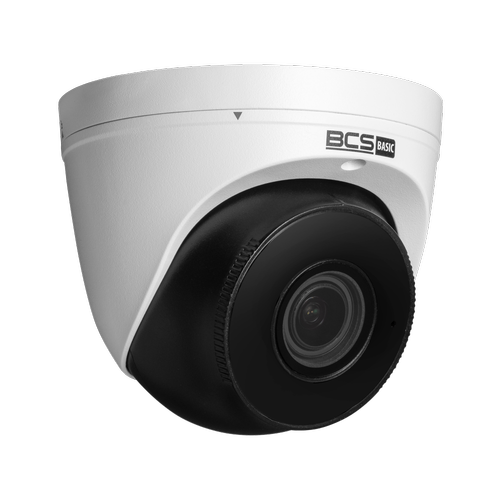 Camera supraveghere video interior BCS BASIC BCS-B-EIP45VSR3(2.0), Dome, 5MP, 2.8-12mm, Zoom digital 16x, IR 30m, PoE, IP67 (Alb)
