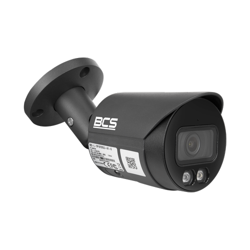 Camera de supraveghere video exterior BCS LINE BCS-TIP15FCR3L3-Ai1-G, Bullet, 5MP 2960x1688, 2.8mm, IR LED 30m, Microfon, IP67 (Negru)