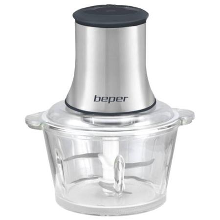 Tocator BEPER BP102001, 500 W, 1.5 l, Bol de Sticla (Argintiu)