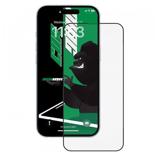 Folie de protectie Ecran Anank 5X Reinforced CG pentru Apple iPhone 15 Pro Max, Sticla Securizata, Full Glue, 2.5D