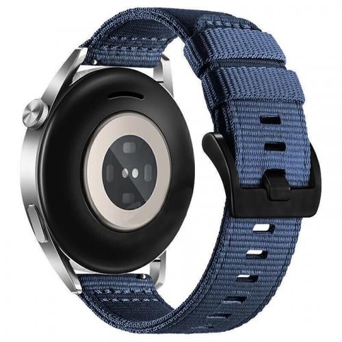 Curea Techsuit W070 pentru Samsung Galaxy Watch / Huawei Watch Series, 22mm, Albastru