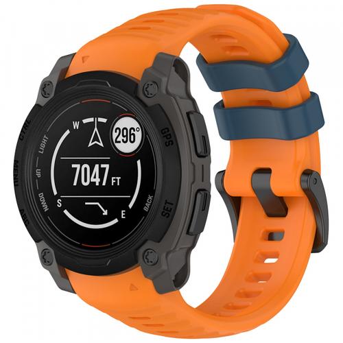 Curea Techsuit W076 pentru Garmin Instinct E 40mm, Portocaliu