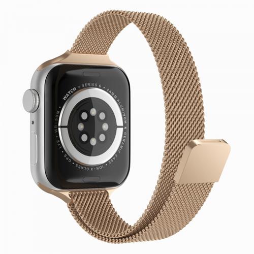 Curea Techsuit W034 pentru Apple Watch 49mm / 46mm / 45mm / 44mm / 42mm Series, Auriu